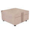 Modern Leisure Monterey Square Fire Pit Table Cover, 42 in. Square x 22 in. H, Beige 2913